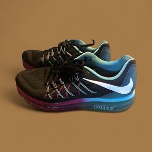 Nike Air Max 2015 Black Purple Clearwater Running Shoes